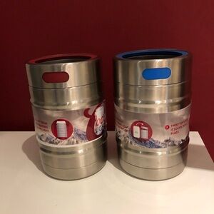 Coors Light Silver Bullet Stainless Steel Keg Style Koozie